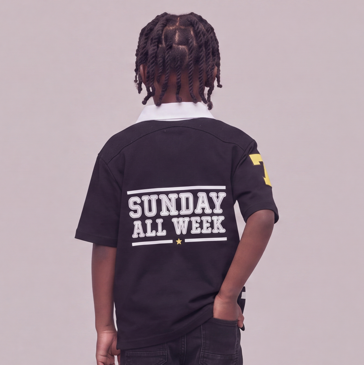 Sunday polo shirt Black