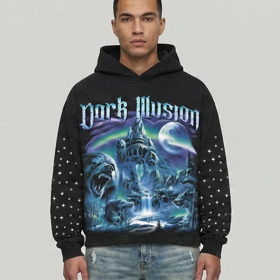 TRUST IN YOUR VISION HOODIE BLACK W251087