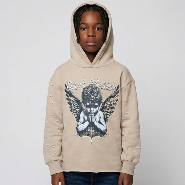 Crying angel kids hoodie