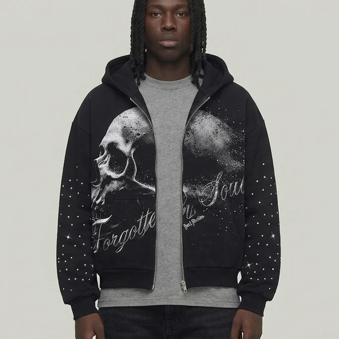FORGOTTEN SOULS ZIP HOODIE