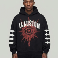 Illusion hoodie black
