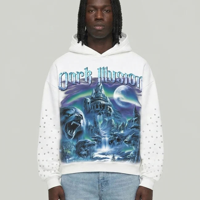 TRUST IN YOUR VISION HOODIE WHITE W251087
