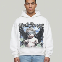 DARK ILLUSION GOD ANGEL HOODIE WHITE W251084