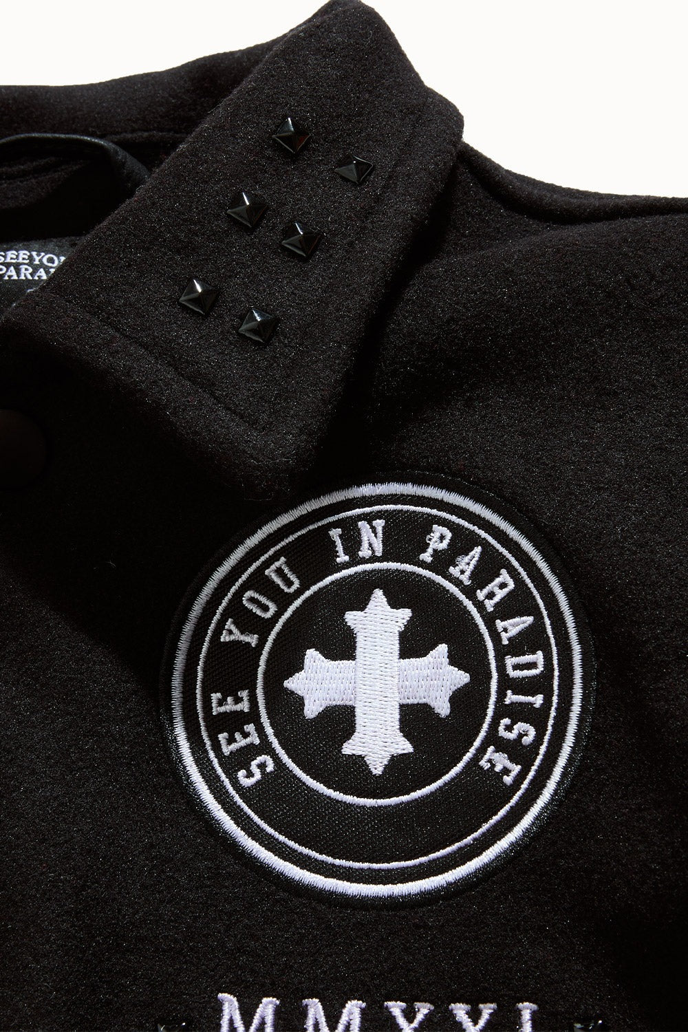 Jordan Craig Men Cross Varsity Jacket (Black) 91688 kids & mens