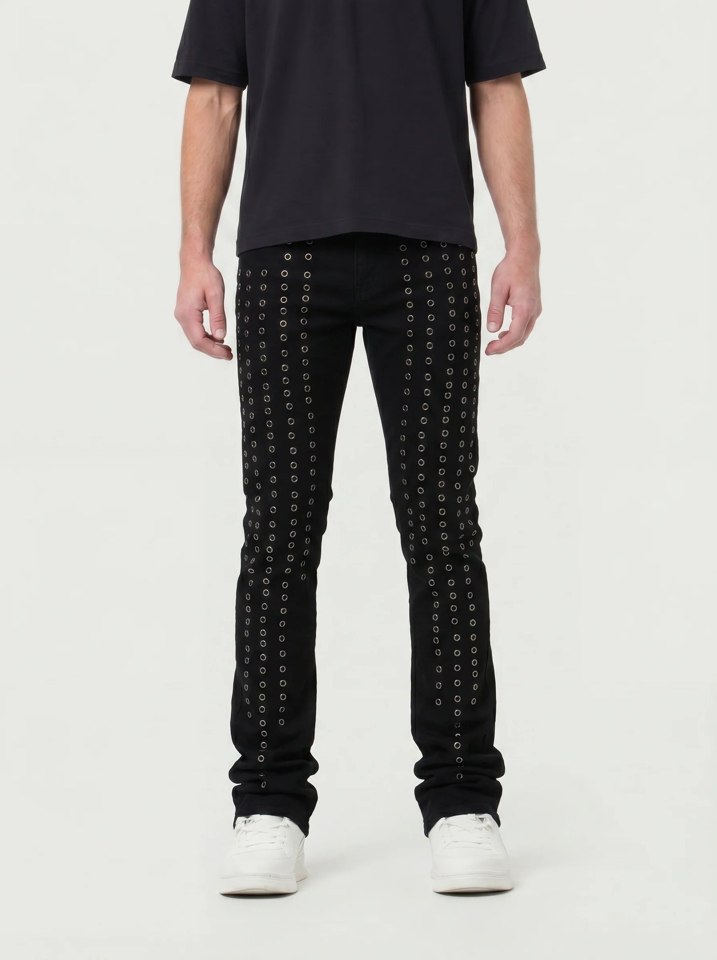 Waimea 'Ripple' Stacked Denim (Jet Black) M8189D