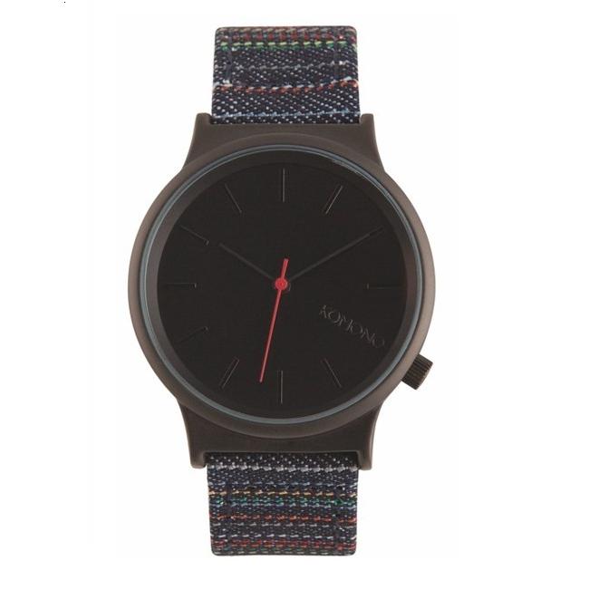 Komono Stripy Jeans Print Watch