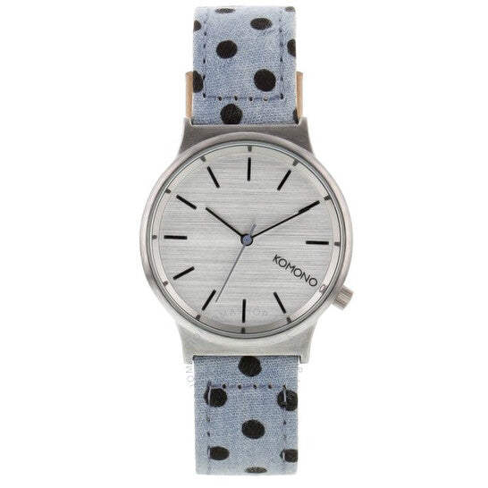 Komono Blue Polka Dot Watch