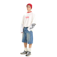 WAIMEA MEN'S BAGGY JORTS Blue Wash M7463D
