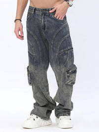 MEN’S WAIMEA STACKED FIT INDIGO WASH JEANS