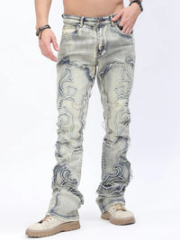 Stacked Fit Vintage Wash Jeans