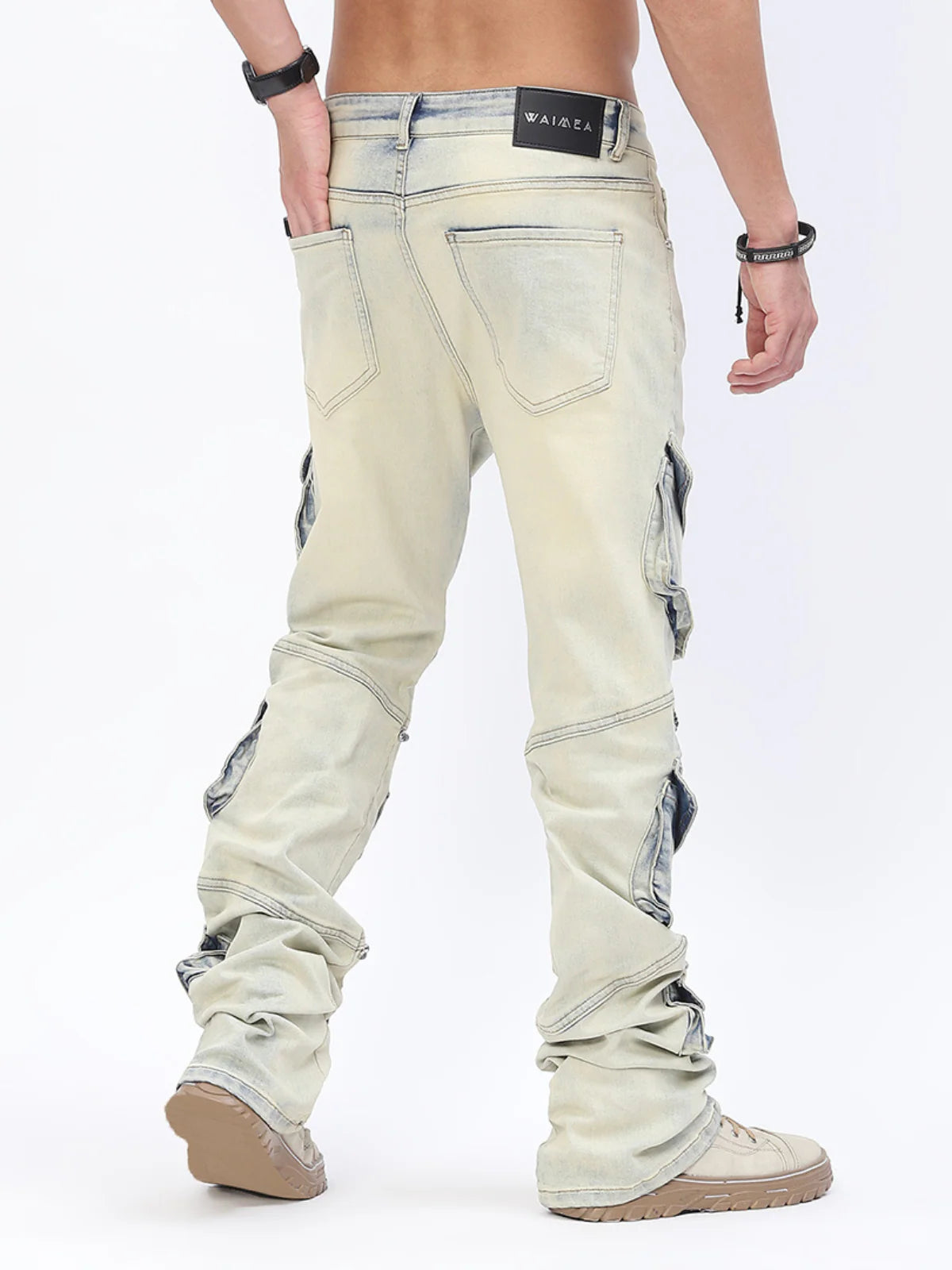 WAIMEA MEN'S STACKED JEANS M8412D Dirty Vintage