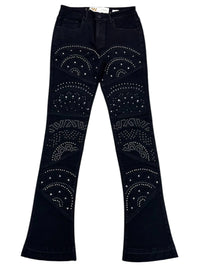 W by Waimea Men's Stacked Fit Jeans JET BLACK M8424D
