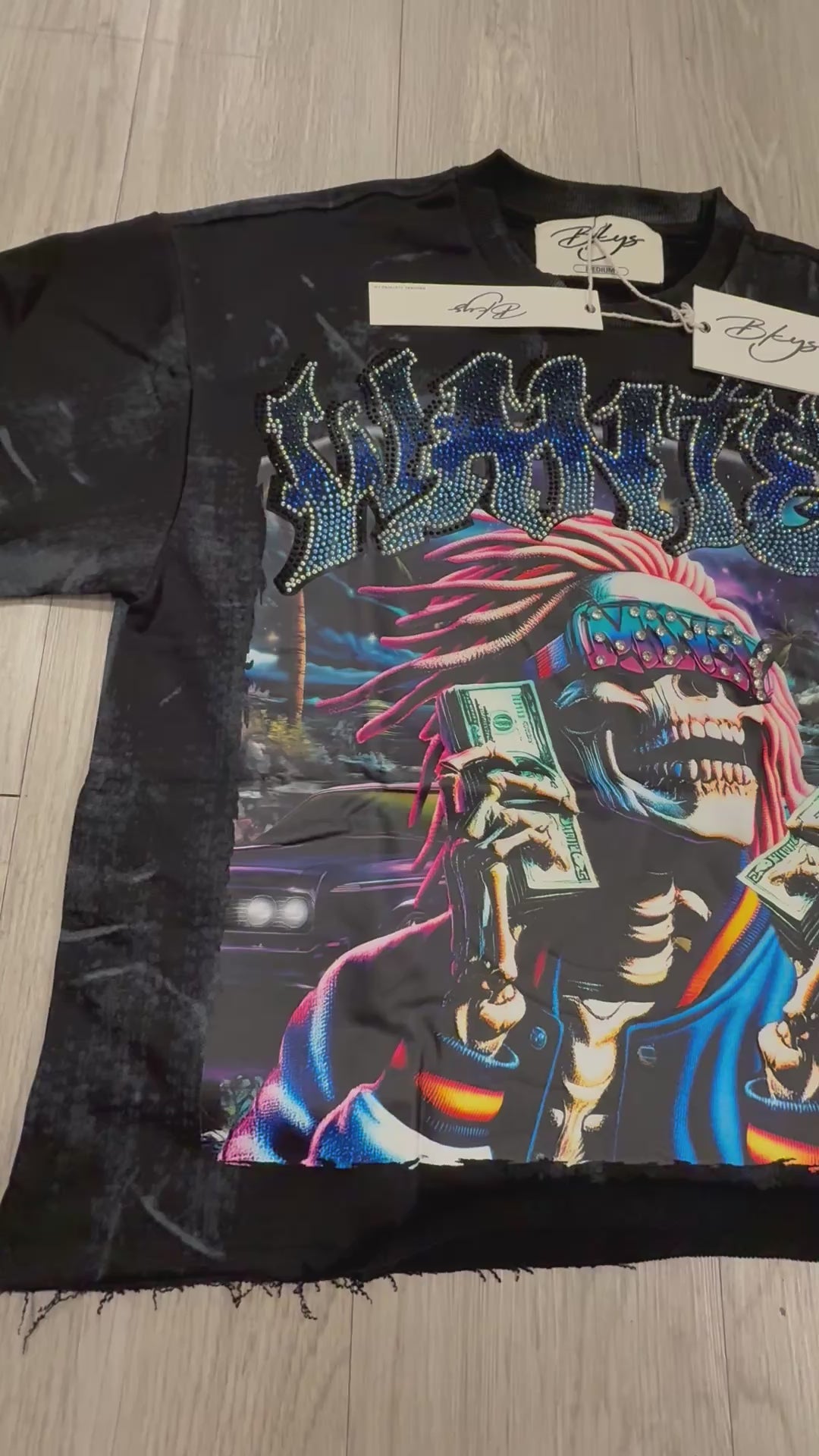 Cropped shirt BKYS Black T1434