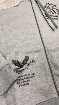 UNDRTD ZIP UP HOODIE UF5604 H.GREY