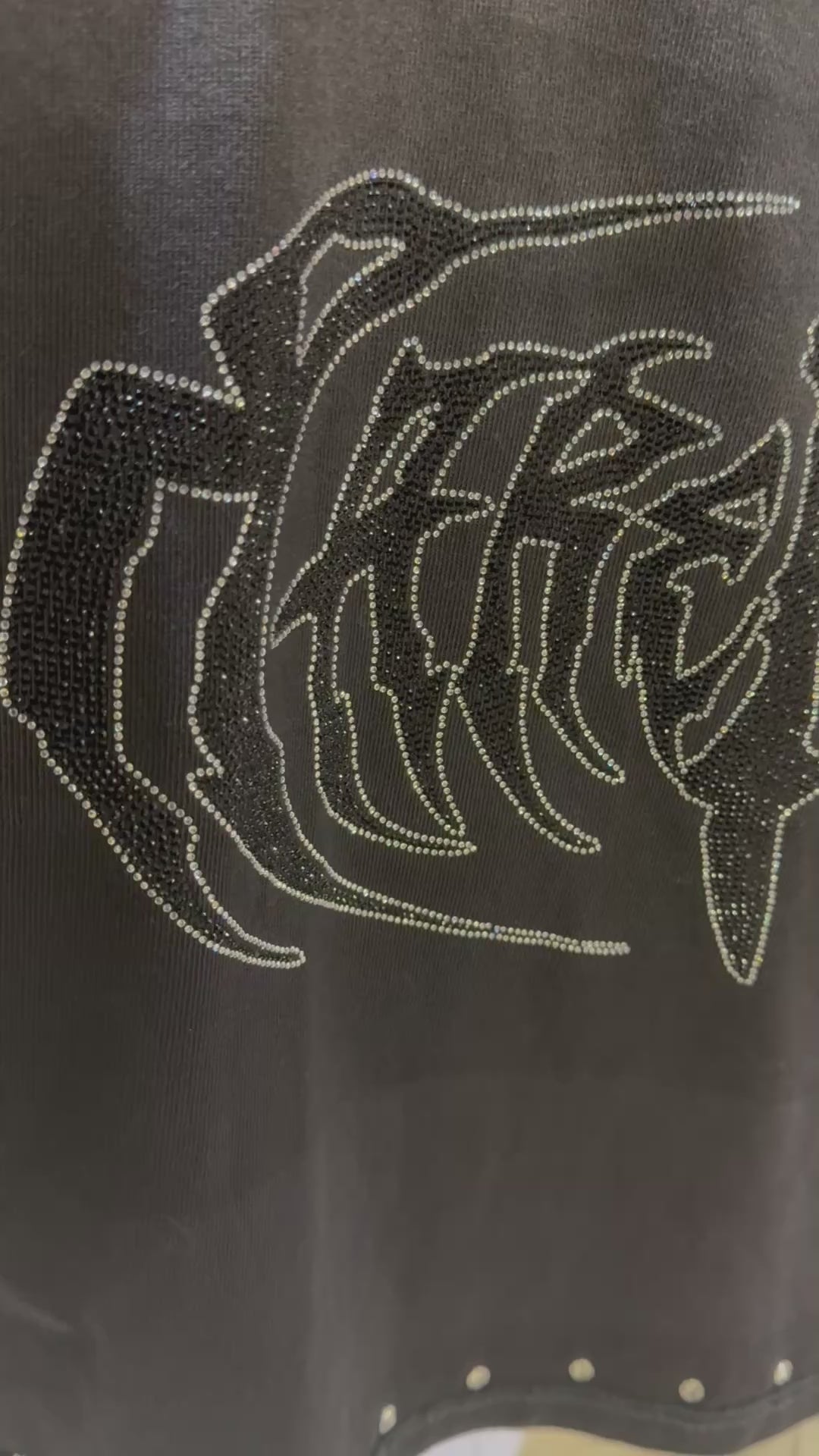 Rare Peace Black Cropped Tee RT5042