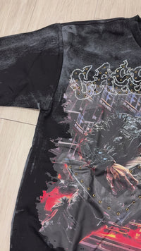 BKYS CROPPED SHIRT GASSED UP T1465 BLACK