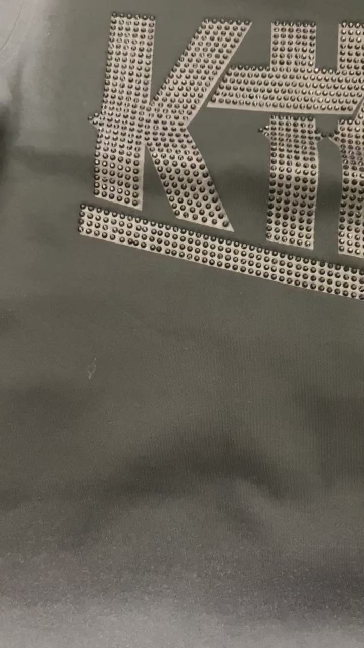 King cropped shirt Black