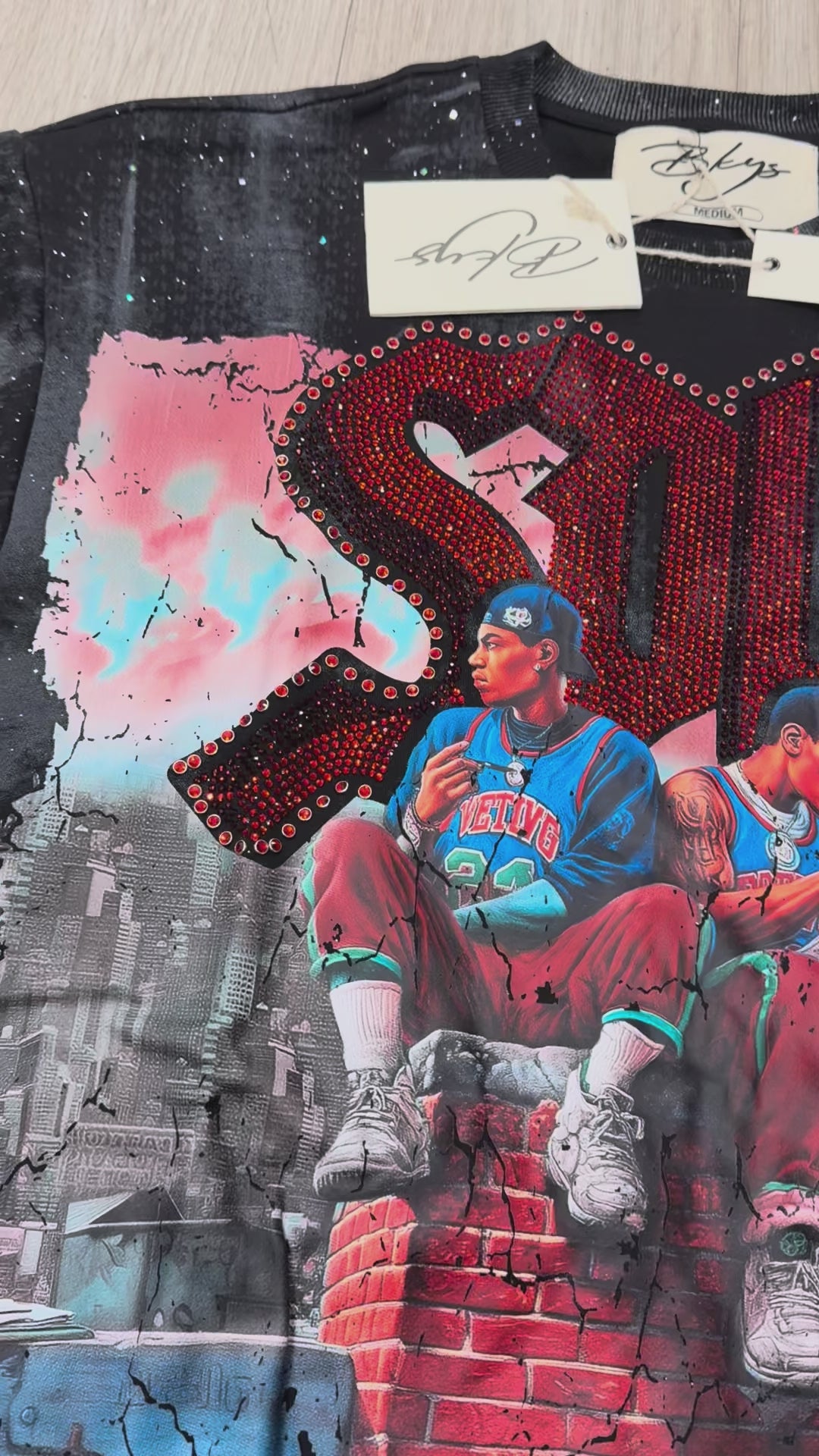 SOUL CORP SHIRT T1438 BLACK