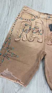 RARE Pace Denim shorts wheat RJ6064