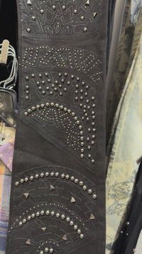 W BY WAIMEA MEN'S STACKED FIT JEANS BLACK M8424D