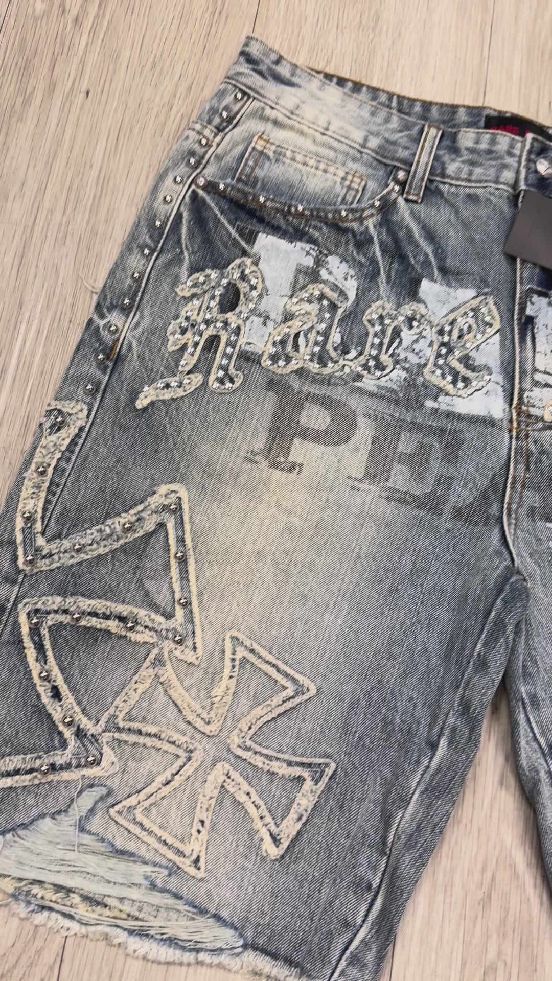 RARE Pace Denim shorts MD.Tint RJ6063
