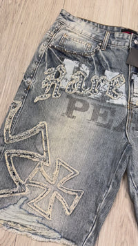 RARE Pace Denim shorts MD.Tint RJ6063