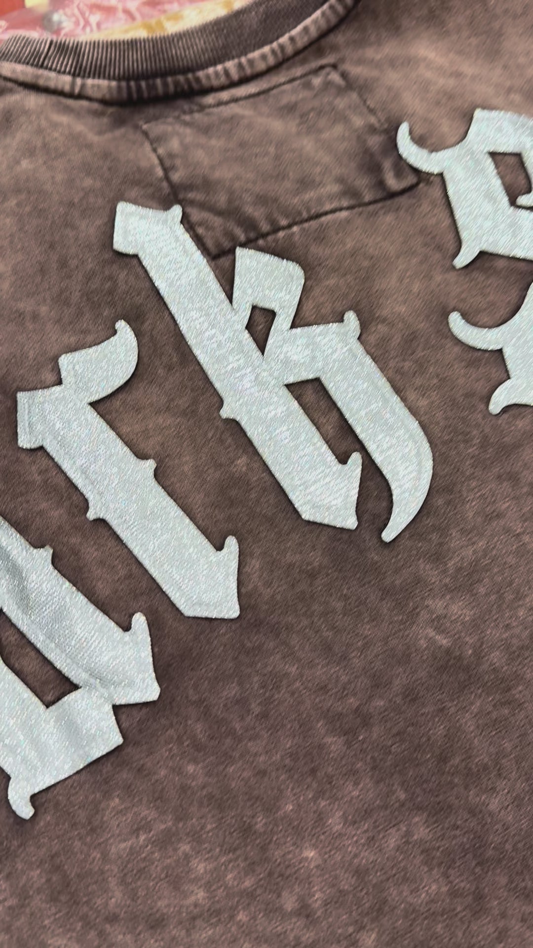 DARK SIDE CROPPED SHIRT VOYAGE STUDIO BROWN 51T16