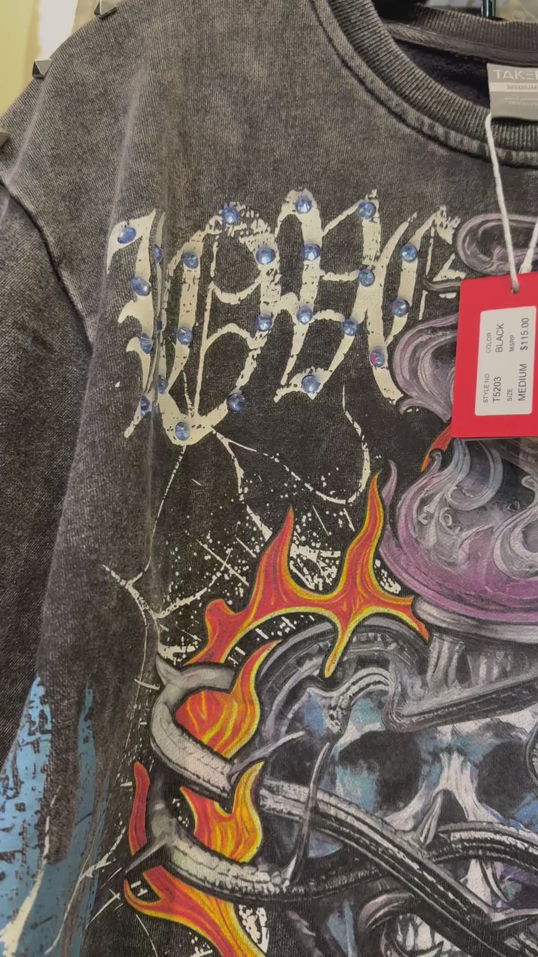 Love less cropped shirt takers