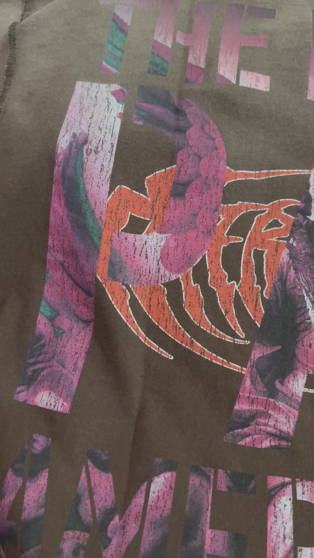 WELCOME CROPPED SHIRT RARE PEACE DK.BROWN RT5040