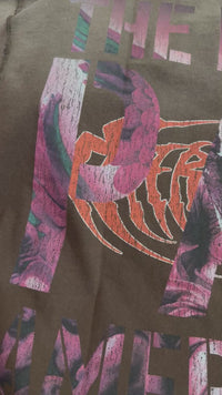 WELCOME CROPPED SHIRT RARE PEACE DK.BROWN RT5040