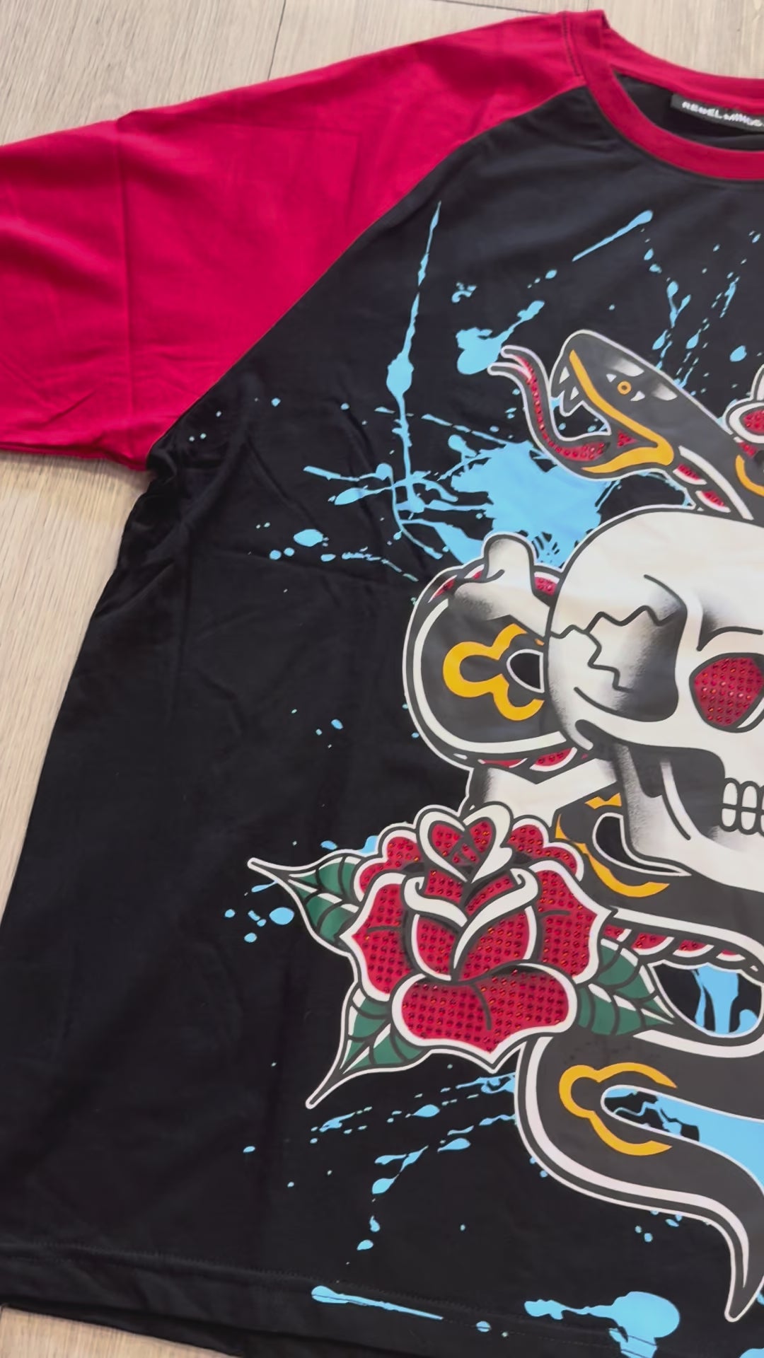 Skull & Love Rebel Minds shirt 151-145 Black