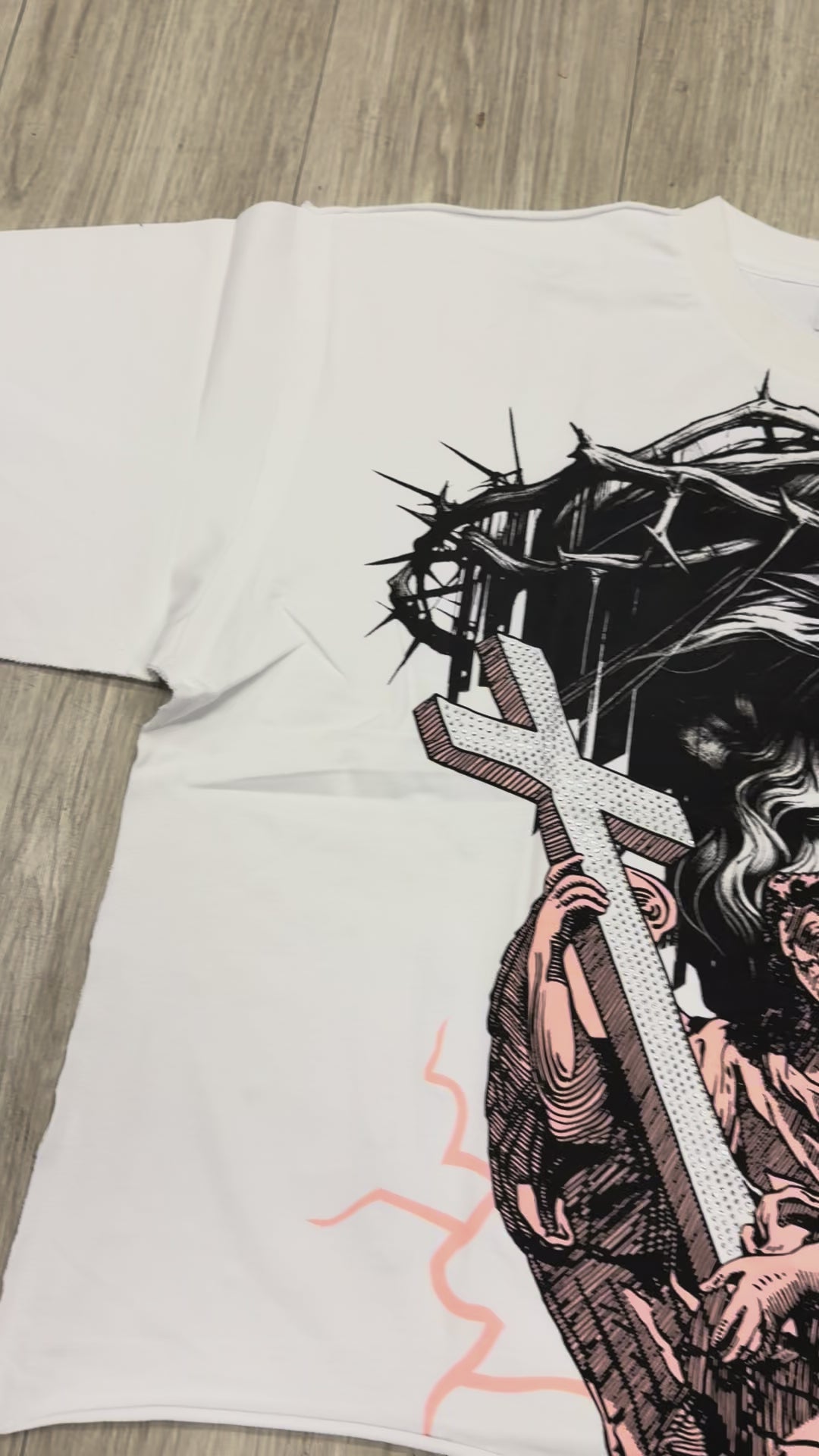 Mercy cropped shirt white KR602