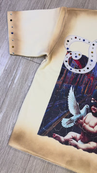 SAINTS Cropped shirt off white DM5301ow