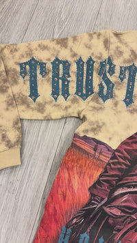 TRUST THE PROCESS HOODIE SAND T5260