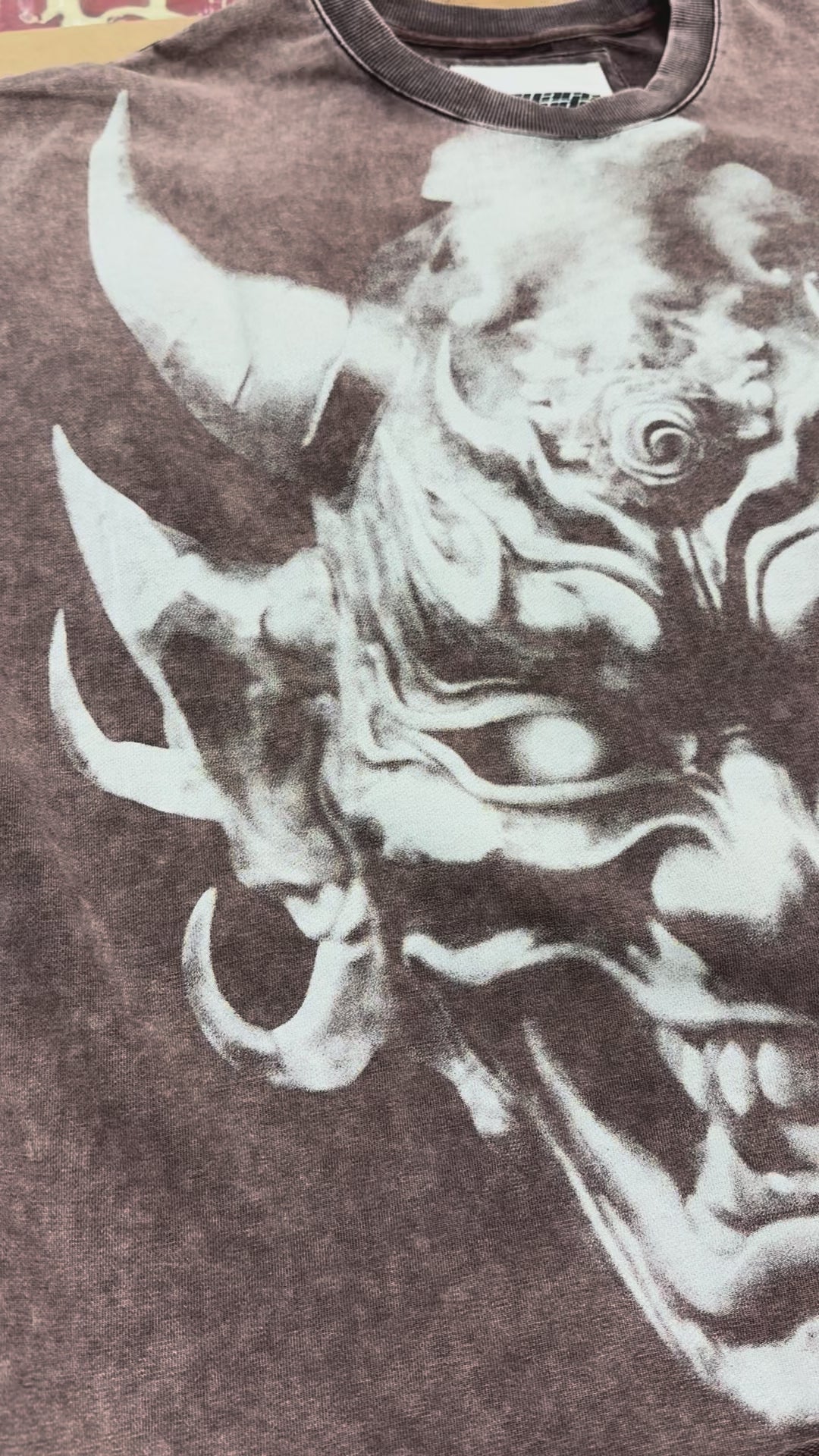 DARK SIDE CROPPED SHIRT VOYAGE STUDIO BROWN 51T16