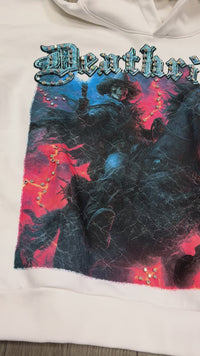 DARK ILLUSION HOODIE DEATHRIDER WHITE