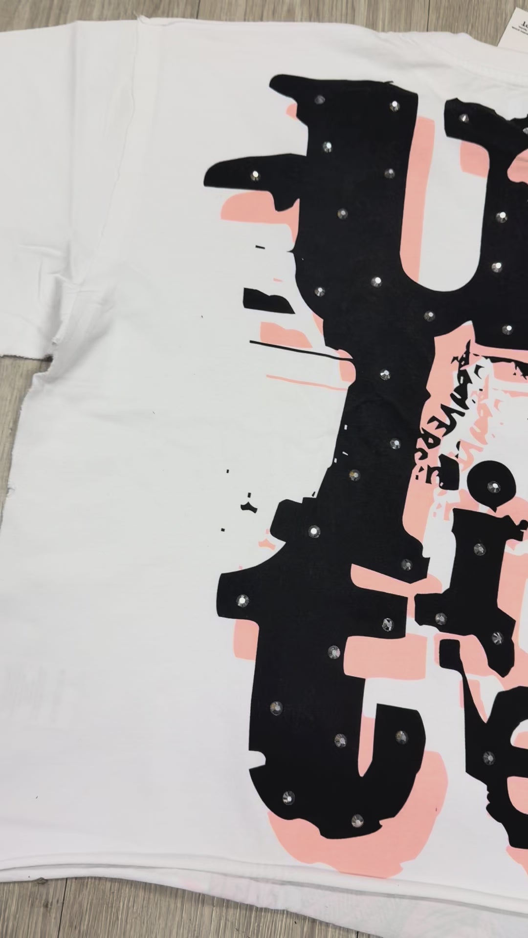 Mercy cropped shirt white KR602