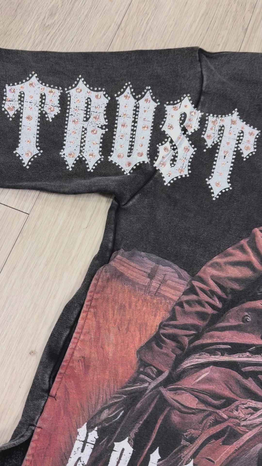 TRUST THE PROCESS HOODIE BLACK T5260