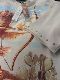 24/7 Cropped shirt HF5504 champagne