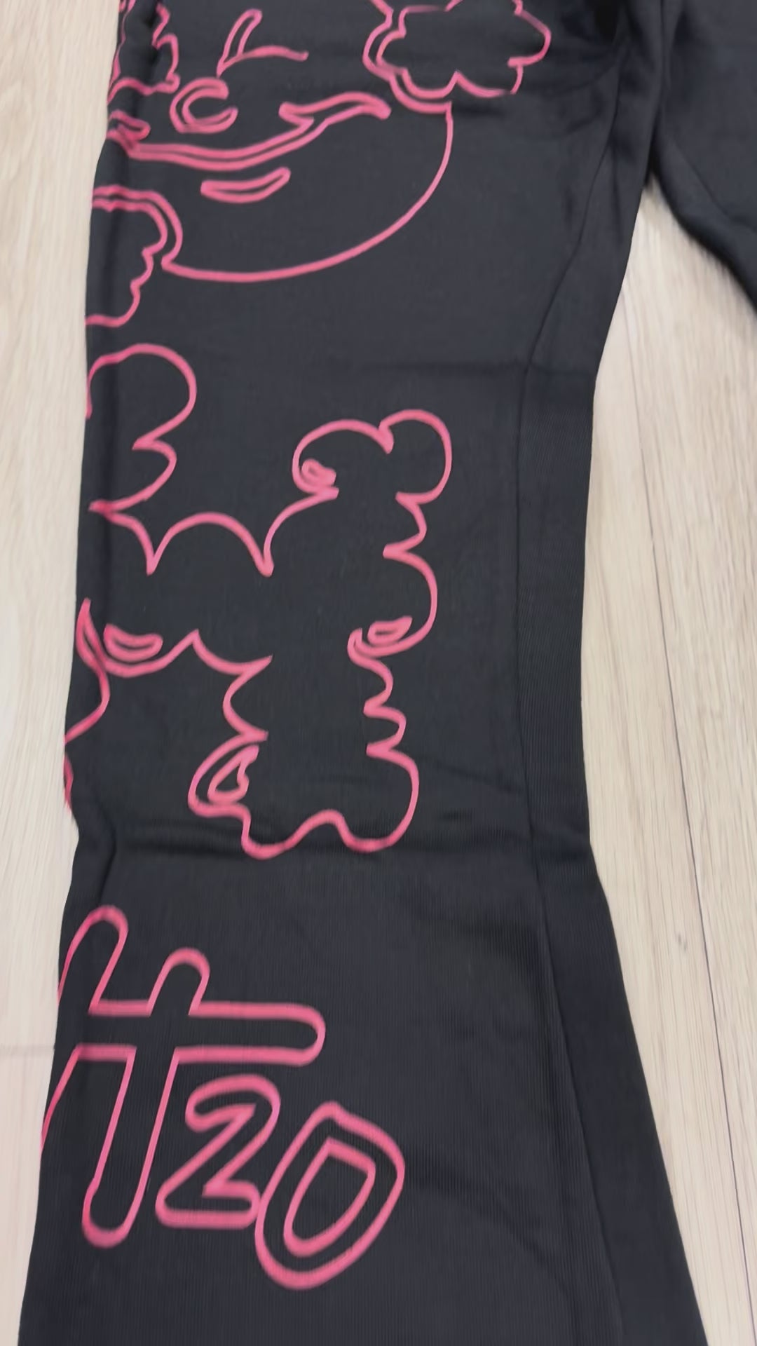 SWEATPANTS UNDRTD UF5206 BLACK/RED