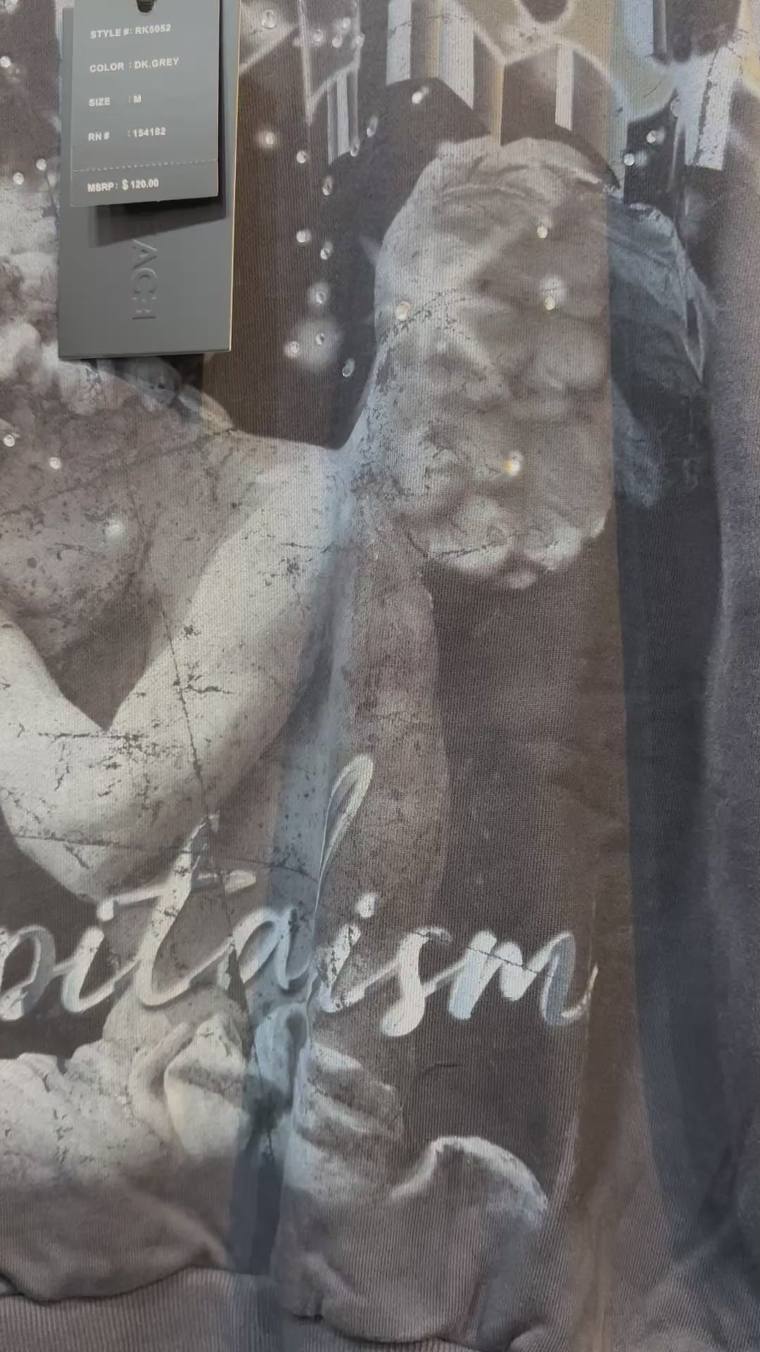 ITS OK TO CRY RARE PEACE LONG SLEEVES CREW NECK RK5052