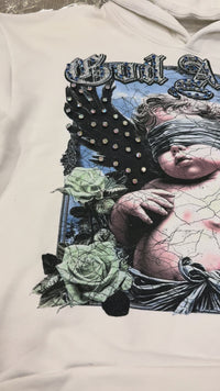 DARK ILLUSION GOD ANGEL HOODIE WHITE W251084