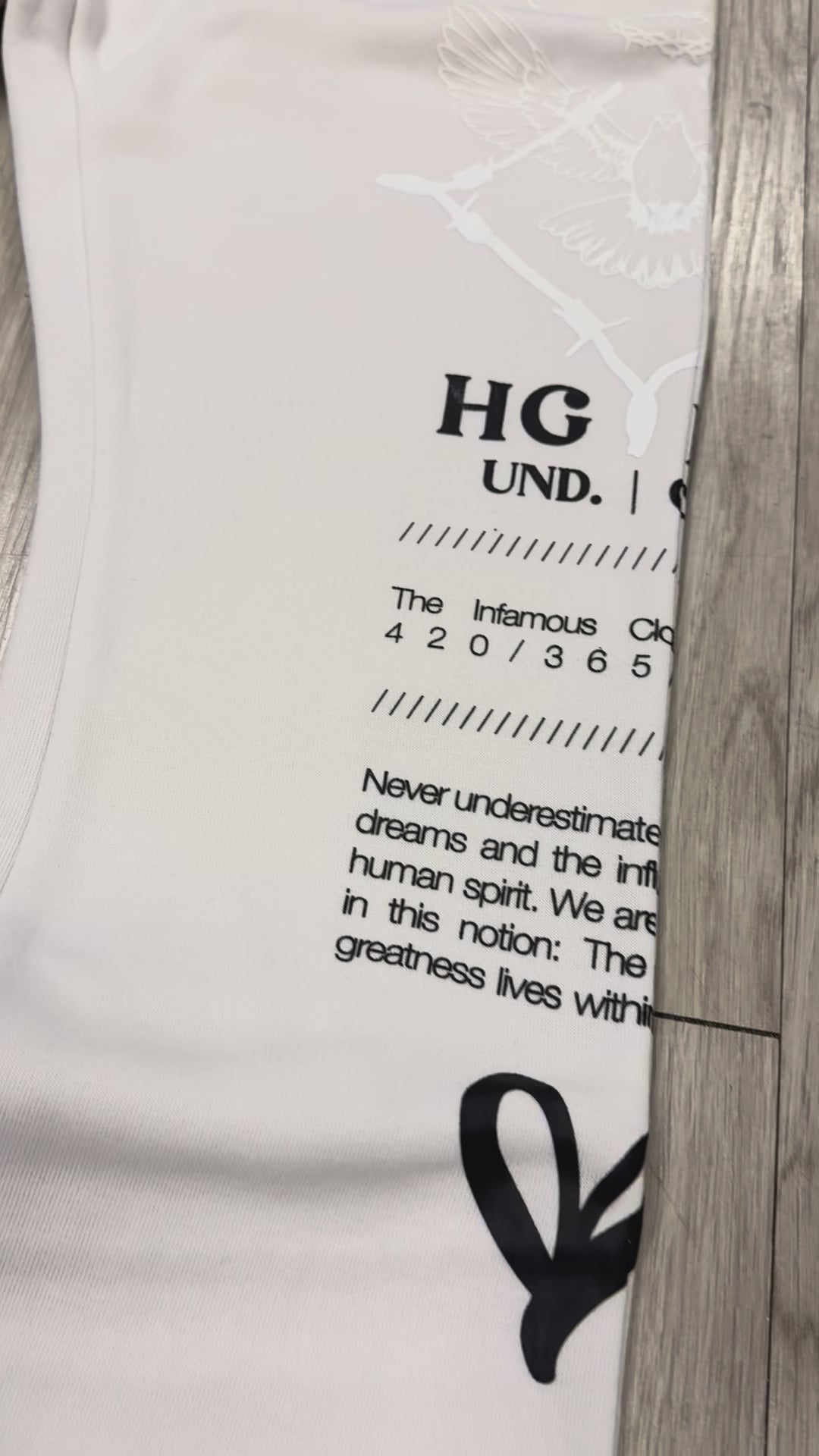 SWEATSTACKED UNDRTD UF5201 CLOUD