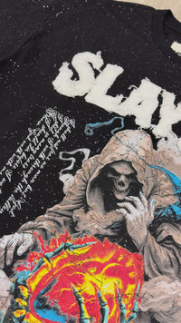 SLAYER CROPPED SHIRT BLACK 53T02