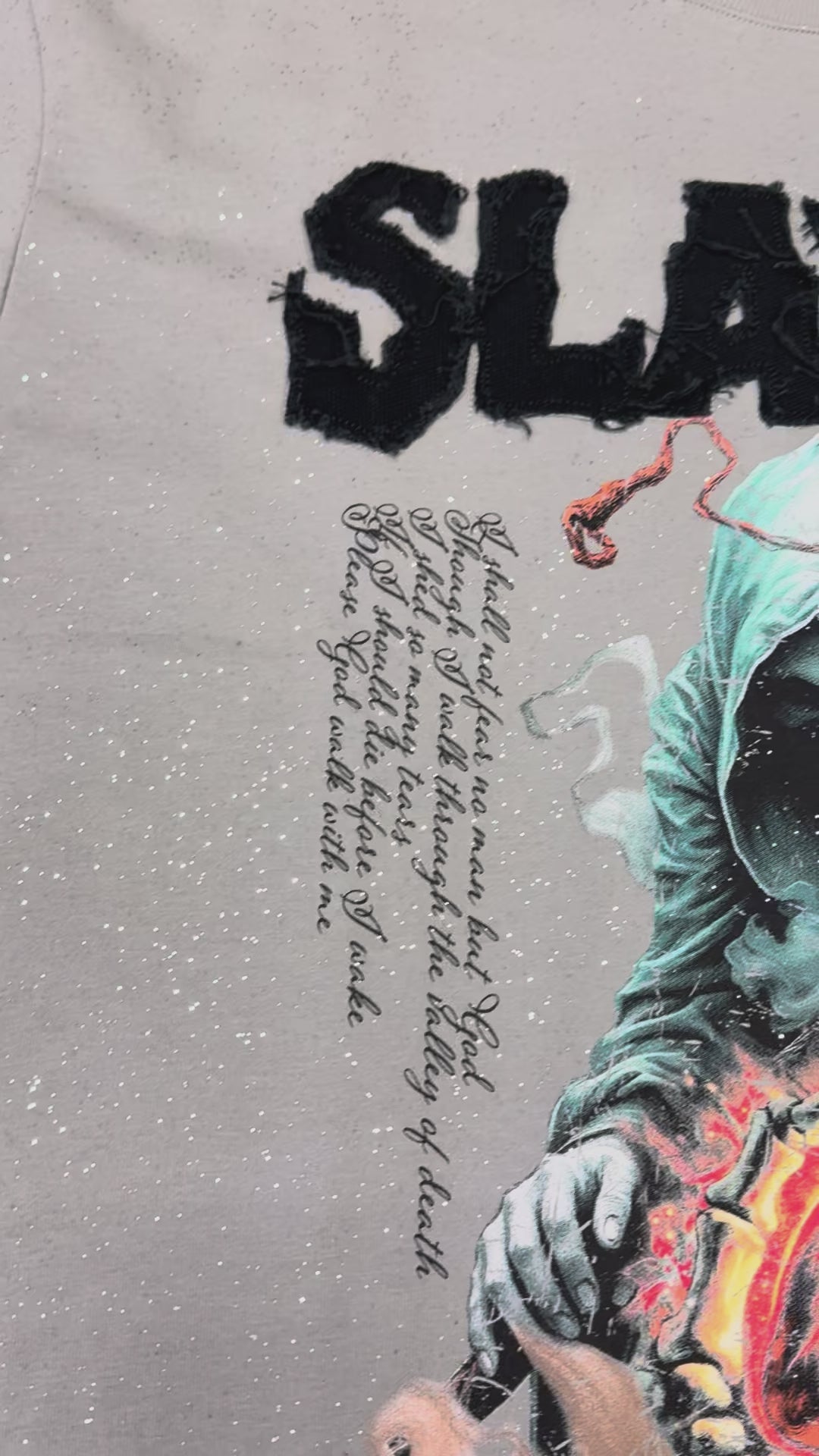 SLAYER CROPPED SHIRT Gray 53T02