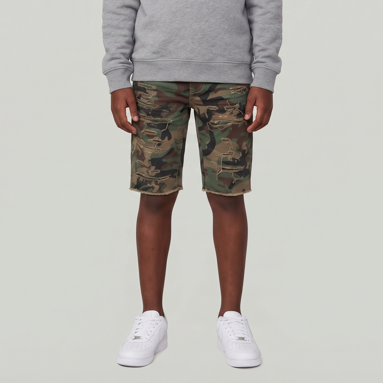 Kids Tulsa Twill Shorts woodland j3219S