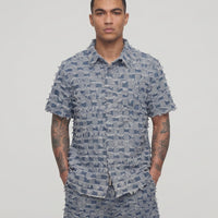 Light Denim button down shirt RCF5FM-559