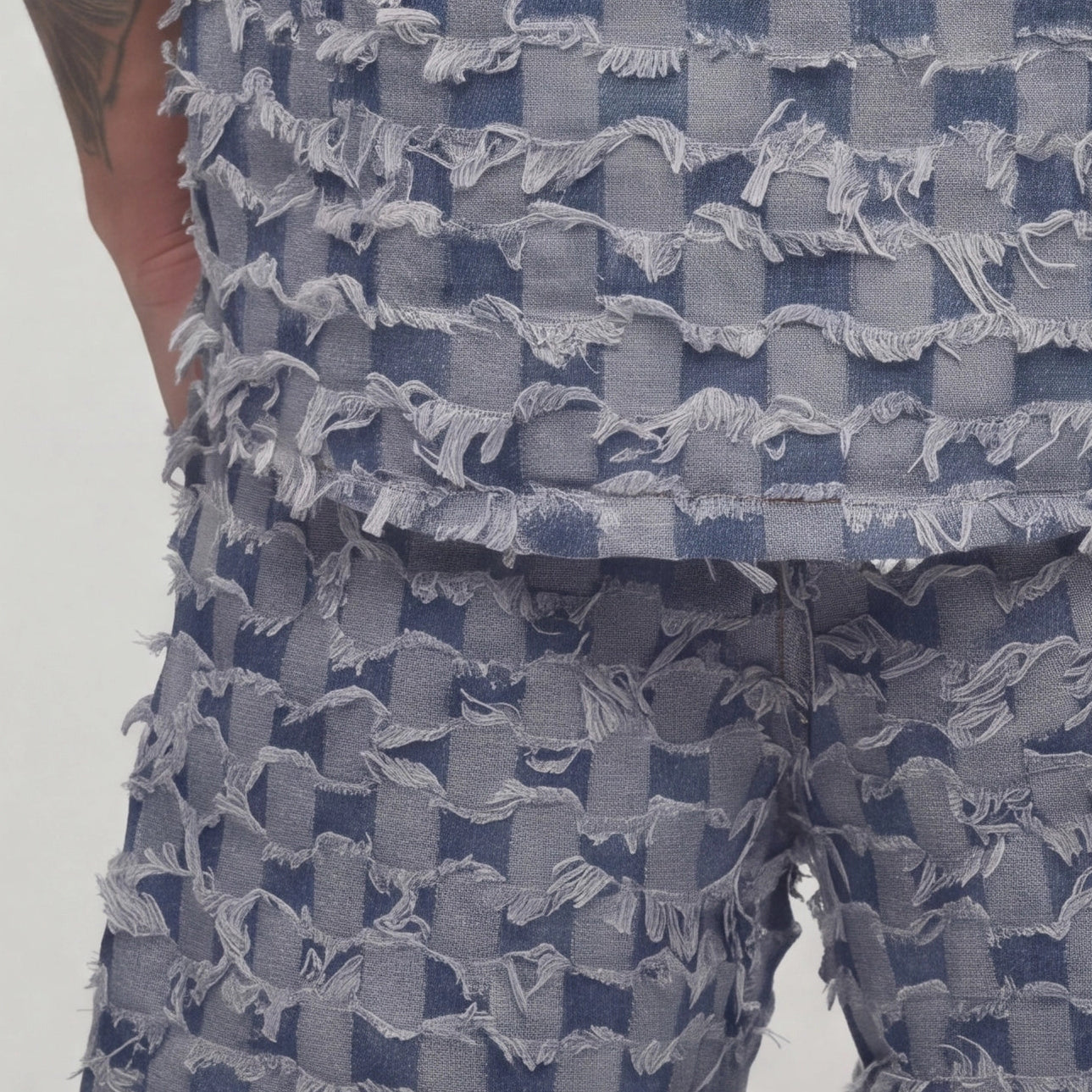 Light denim shorts Reason RCF5SM-559