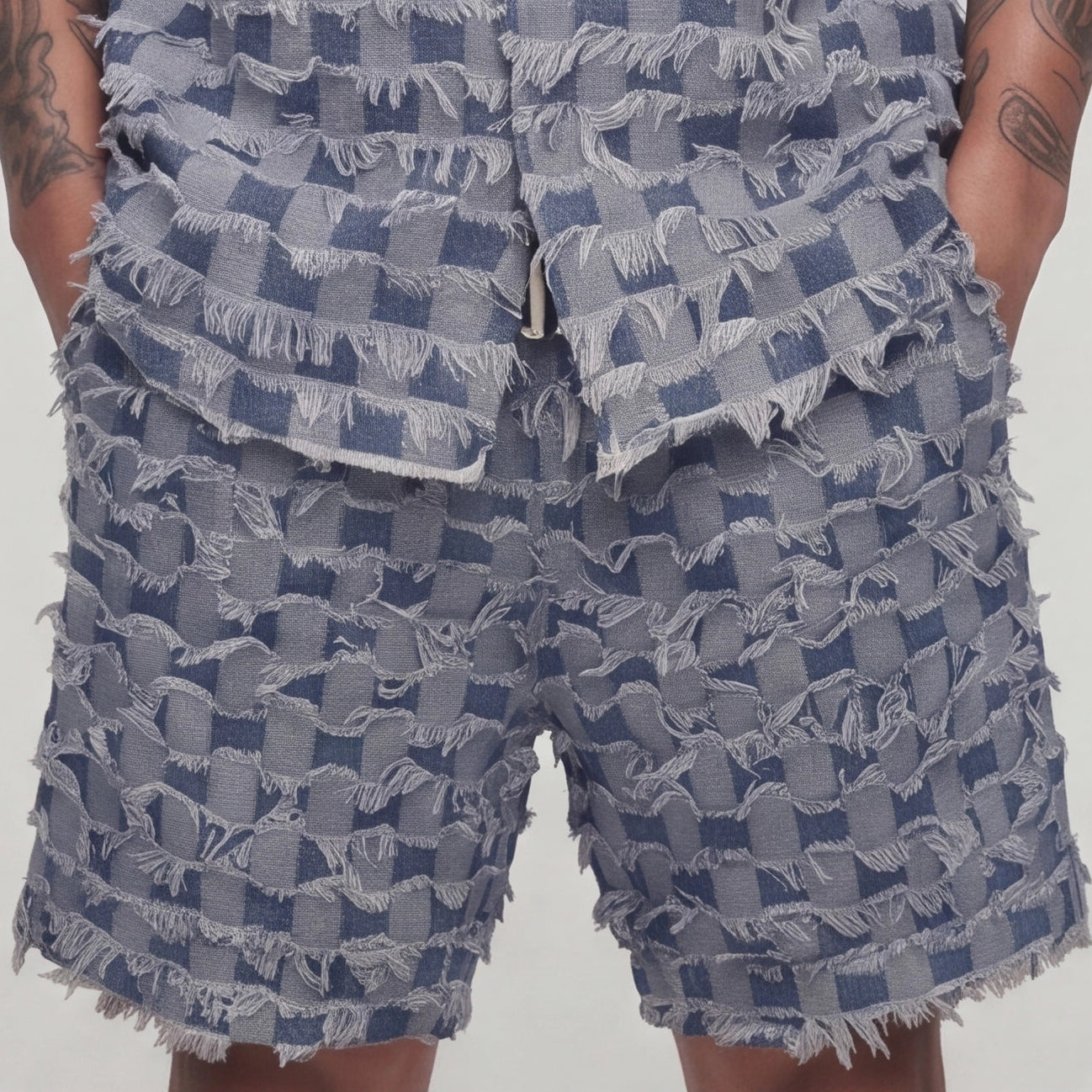 Light denim shorts Reason RCF5SM-559