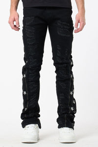 Stacked Denim (M8452D-BK)